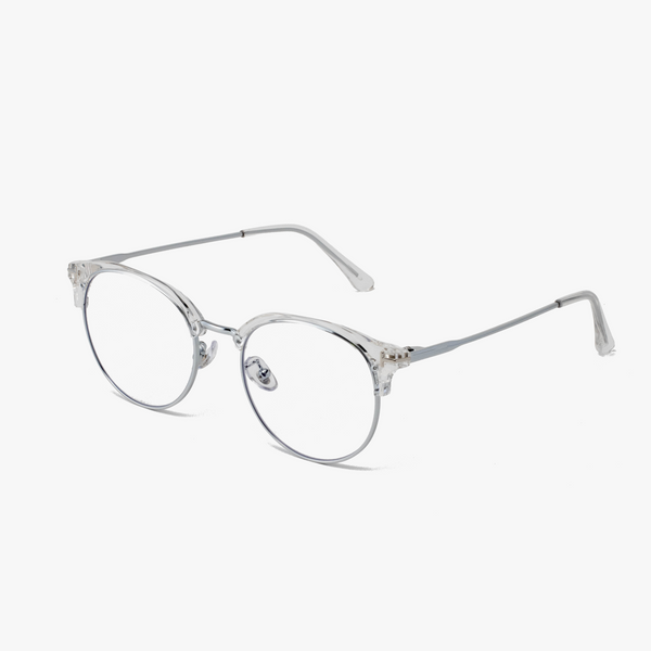 Medium/Wide / Clear/Sliver