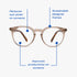 TechSpecs The Zen round computer glasses in tortoise, designed to reduce screen eye strain