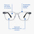 TechSpecs The Focus professional computer glasses in Midnight black for screen eye strain